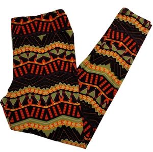LuLaRoe TC Leggings Geometric Design